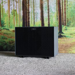 Lucht-water warmtepomp installatie voor energiezuinige woning