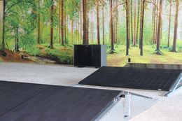 Foto van een installatie door EcoHeat Innovations.